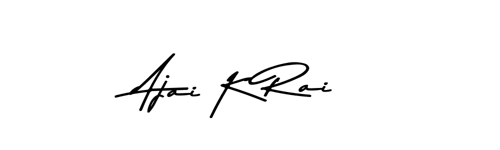 if you are searching for the best signature style for your name Ajai K Rai. so please give up your signature search. here we have designed multiple signature styles  using Asem Kandis PERSONAL USE. Ajai K Rai signature style 9 images and pictures png