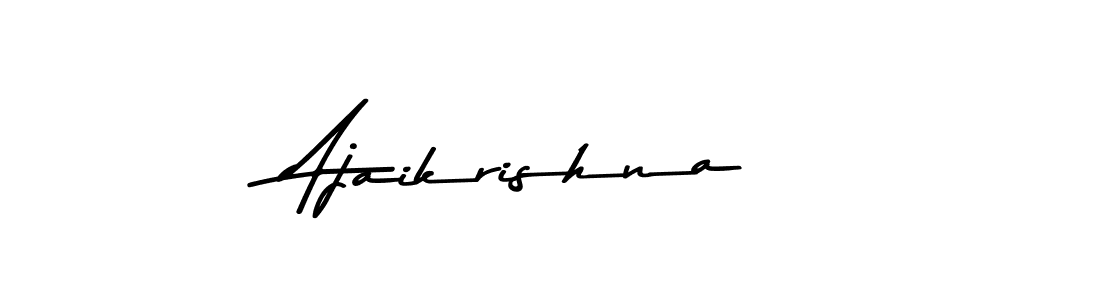 Create a beautiful signature design for name Ajaikrishna. With this signature (Asem Kandis PERSONAL USE) fonts, you can make a handwritten signature for free. Ajaikrishna signature style 9 images and pictures png