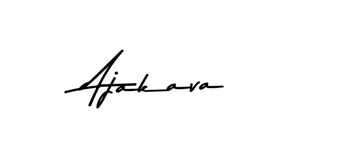 How to make Ajakava name signature. Use Asem Kandis PERSONAL USE style for creating short signs online. This is the latest handwritten sign. Ajakava signature style 9 images and pictures png