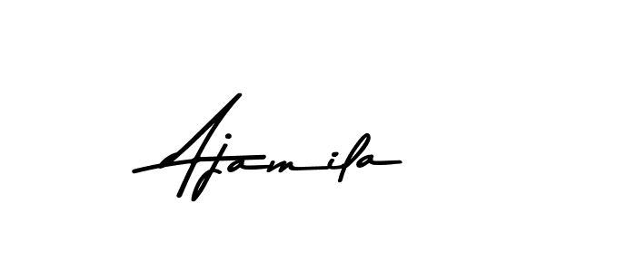 Ajamila stylish signature style. Best Handwritten Sign (Asem Kandis PERSONAL USE) for my name. Handwritten Signature Collection Ideas for my name Ajamila. Ajamila signature style 9 images and pictures png