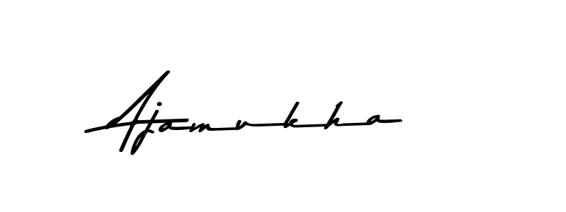 How to make Ajamukha signature? Asem Kandis PERSONAL USE is a professional autograph style. Create handwritten signature for Ajamukha name. Ajamukha signature style 9 images and pictures png