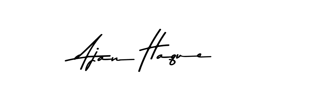 The best way (Asem Kandis PERSONAL USE) to make a short signature is to pick only two or three words in your name. The name Ajan Haque include a total of six letters. For converting this name. Ajan Haque signature style 9 images and pictures png