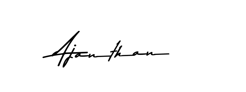 Ajanthan stylish signature style. Best Handwritten Sign (Asem Kandis PERSONAL USE) for my name. Handwritten Signature Collection Ideas for my name Ajanthan. Ajanthan signature style 9 images and pictures png