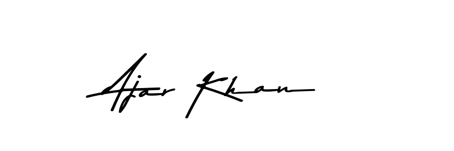 Create a beautiful signature design for name Ajar Khan. With this signature (Asem Kandis PERSONAL USE) fonts, you can make a handwritten signature for free. Ajar Khan signature style 9 images and pictures png