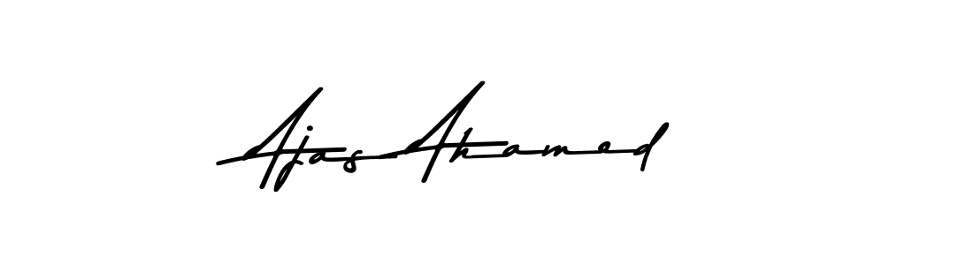 You can use this online signature creator to create a handwritten signature for the name Ajas Ahamed. This is the best online autograph maker. Ajas Ahamed signature style 9 images and pictures png