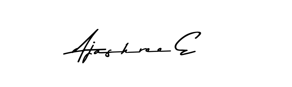 if you are searching for the best signature style for your name Ajashree E. so please give up your signature search. here we have designed multiple signature styles  using Asem Kandis PERSONAL USE. Ajashree E signature style 9 images and pictures png