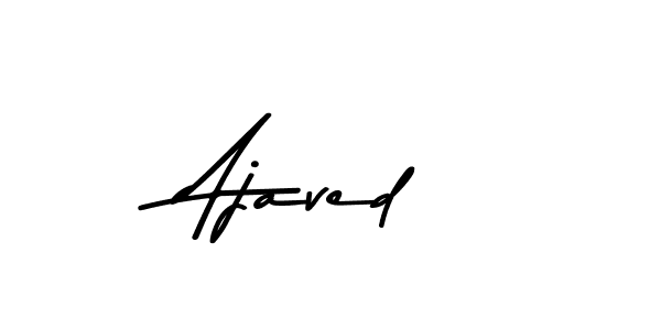 Design your own signature with our free online signature maker. With this signature software, you can create a handwritten (Asem Kandis PERSONAL USE) signature for name Ajaved. Ajaved signature style 9 images and pictures png