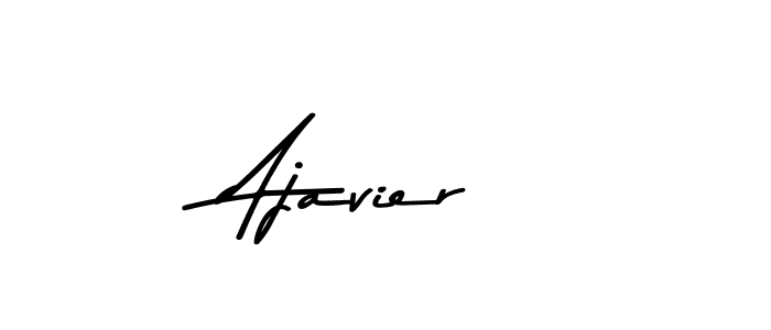 Use a signature maker to create a handwritten signature online. With this signature software, you can design (Asem Kandis PERSONAL USE) your own signature for name Ajavier. Ajavier signature style 9 images and pictures png