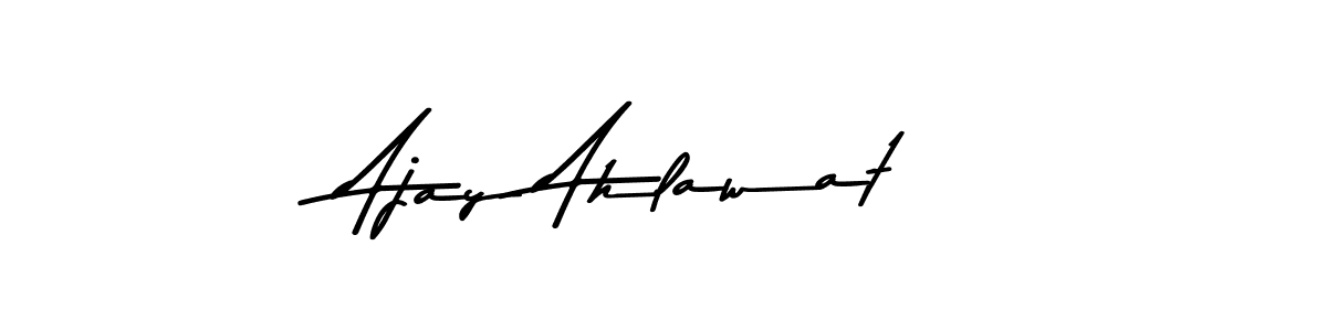 Also You can easily find your signature by using the search form. We will create Ajay Ahlawat name handwritten signature images for you free of cost using Asem Kandis PERSONAL USE sign style. Ajay Ahlawat signature style 9 images and pictures png