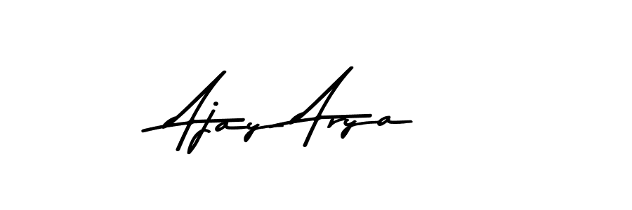 Ajay Arya stylish signature style. Best Handwritten Sign (Asem Kandis PERSONAL USE) for my name. Handwritten Signature Collection Ideas for my name Ajay Arya. Ajay Arya signature style 9 images and pictures png