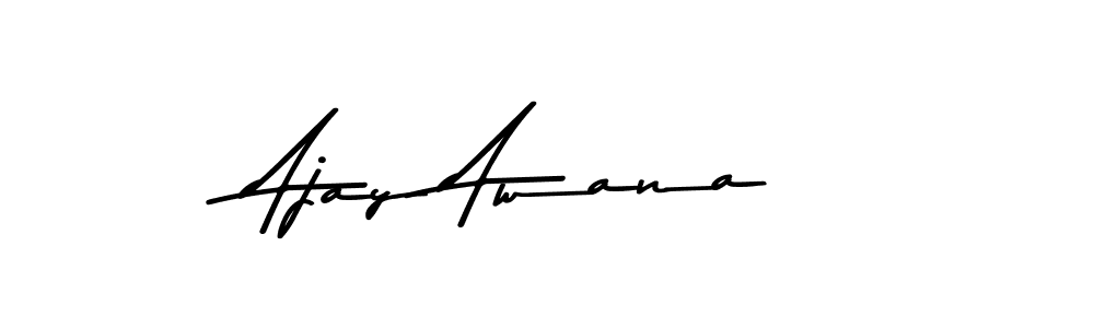 Create a beautiful signature design for name Ajay Awana. With this signature (Asem Kandis PERSONAL USE) fonts, you can make a handwritten signature for free. Ajay Awana signature style 9 images and pictures png