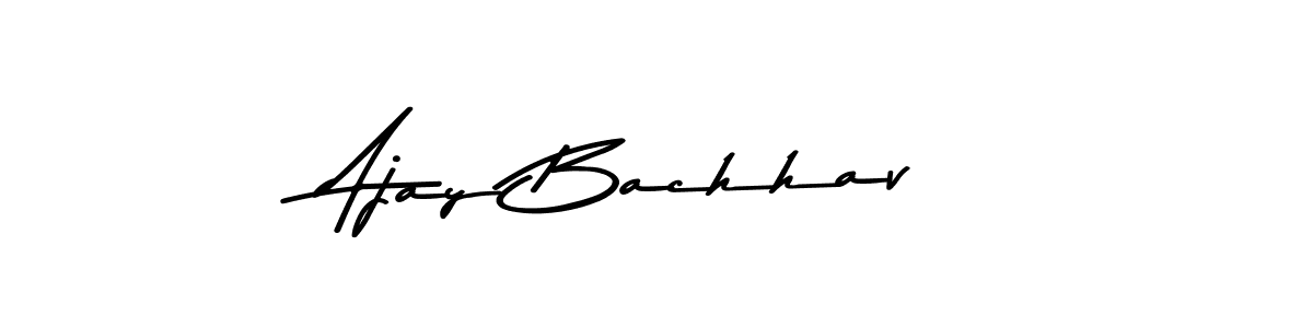 This is the best signature style for the Ajay Bachhav name. Also you like these signature font (Asem Kandis PERSONAL USE). Mix name signature. Ajay Bachhav signature style 9 images and pictures png