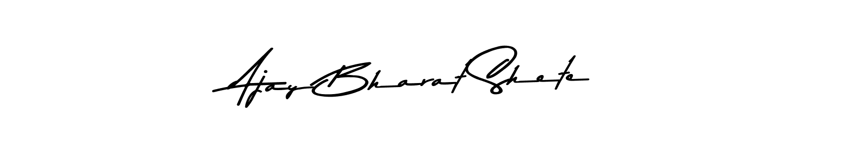 Make a beautiful signature design for name Ajay Bharat Shete. With this signature (Asem Kandis PERSONAL USE) style, you can create a handwritten signature for free. Ajay Bharat Shete signature style 9 images and pictures png