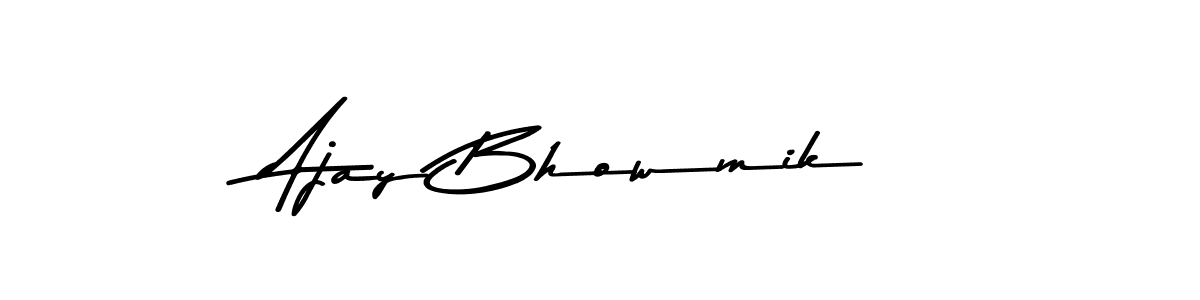 Make a beautiful signature design for name Ajay Bhowmik. Use this online signature maker to create a handwritten signature for free. Ajay Bhowmik signature style 9 images and pictures png