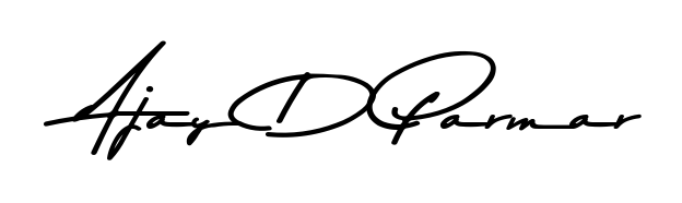 Use a signature maker to create a handwritten signature online. With this signature software, you can design (Asem Kandis PERSONAL USE) your own signature for name Ajay D Parmar. Ajay D Parmar signature style 9 images and pictures png