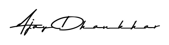 Make a beautiful signature design for name Ajay Dhankhar. Use this online signature maker to create a handwritten signature for free. Ajay Dhankhar signature style 9 images and pictures png
