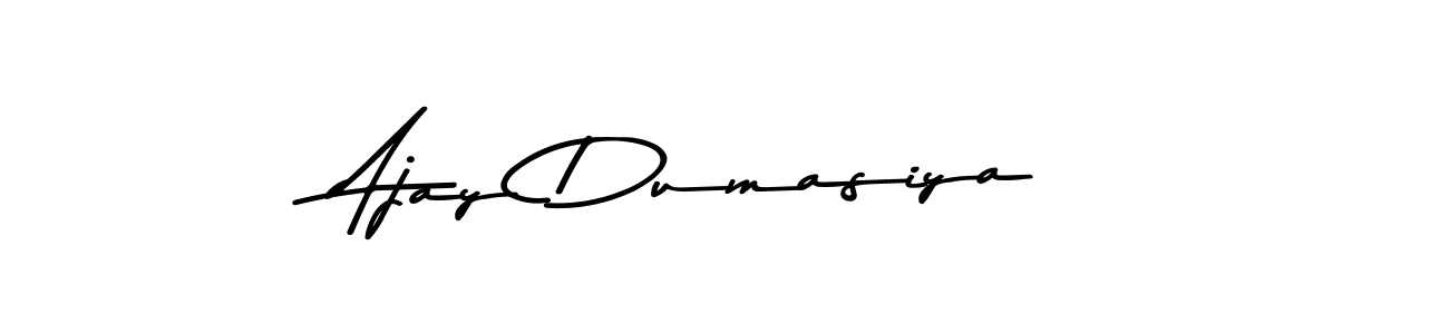 Make a beautiful signature design for name Ajay Dumasiya. With this signature (Asem Kandis PERSONAL USE) style, you can create a handwritten signature for free. Ajay Dumasiya signature style 9 images and pictures png