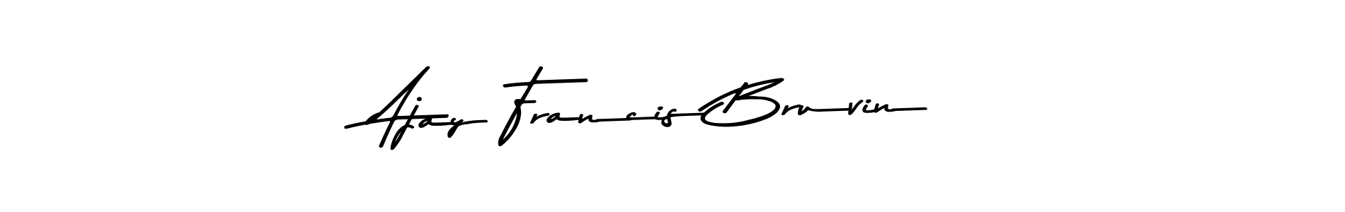Make a beautiful signature design for name Ajay Francis Bruvin. With this signature (Asem Kandis PERSONAL USE) style, you can create a handwritten signature for free. Ajay Francis Bruvin signature style 9 images and pictures png