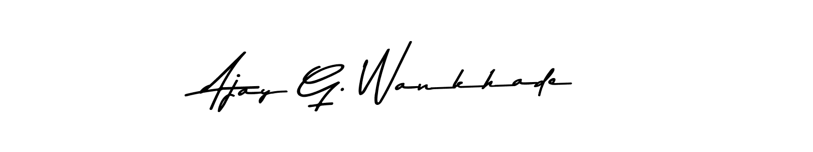 Also we have Ajay G. Wankhade name is the best signature style. Create professional handwritten signature collection using Asem Kandis PERSONAL USE autograph style. Ajay G. Wankhade signature style 9 images and pictures png