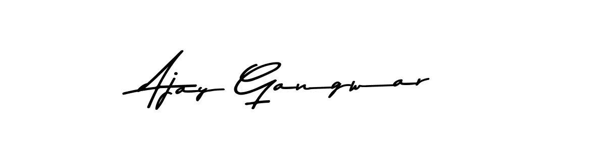 Also we have Ajay Gangwar name is the best signature style. Create professional handwritten signature collection using Asem Kandis PERSONAL USE autograph style. Ajay Gangwar signature style 9 images and pictures png
