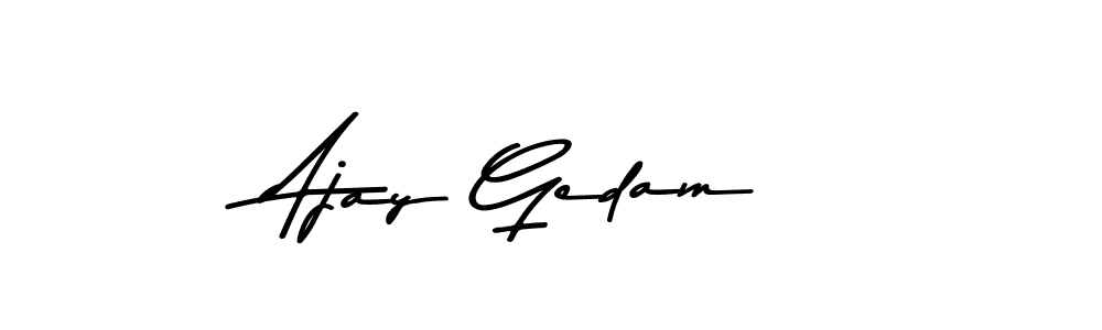 Here are the top 10 professional signature styles for the name Ajay Gedam. These are the best autograph styles you can use for your name. Ajay Gedam signature style 9 images and pictures png