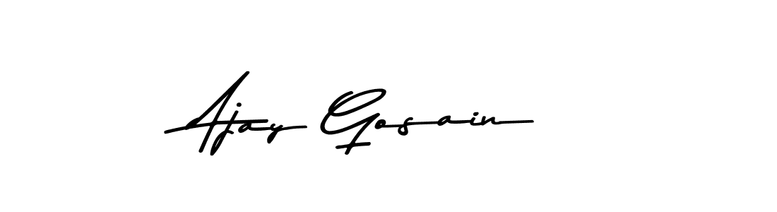 Design your own signature with our free online signature maker. With this signature software, you can create a handwritten (Asem Kandis PERSONAL USE) signature for name Ajay Gosain. Ajay Gosain signature style 9 images and pictures png
