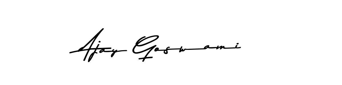 How to make Ajay Goswami signature? Asem Kandis PERSONAL USE is a professional autograph style. Create handwritten signature for Ajay Goswami name. Ajay Goswami signature style 9 images and pictures png