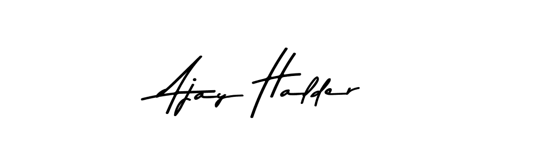 How to make Ajay Halder signature? Asem Kandis PERSONAL USE is a professional autograph style. Create handwritten signature for Ajay Halder name. Ajay Halder signature style 9 images and pictures png