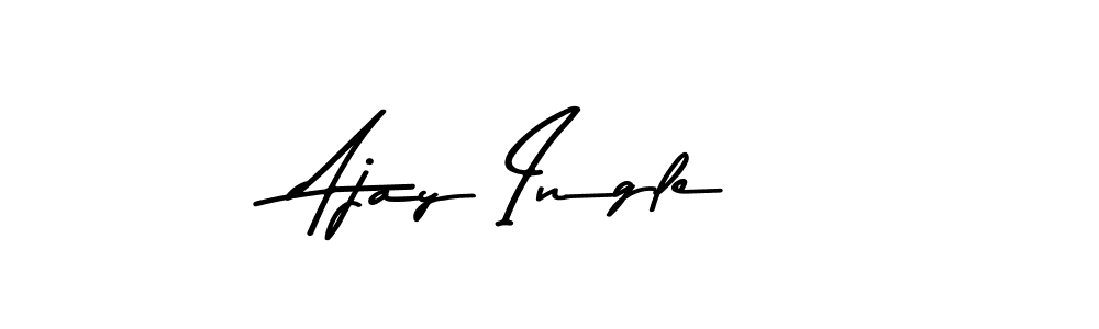 Ajay Ingle stylish signature style. Best Handwritten Sign (Asem Kandis PERSONAL USE) for my name. Handwritten Signature Collection Ideas for my name Ajay Ingle. Ajay Ingle signature style 9 images and pictures png
