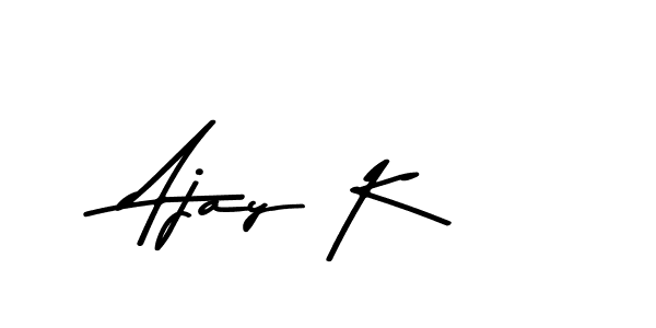 You should practise on your own different ways (Asem Kandis PERSONAL USE) to write your name (Ajay K) in signature. don't let someone else do it for you. Ajay K signature style 9 images and pictures png