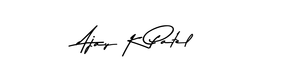 Similarly Asem Kandis PERSONAL USE is the best handwritten signature design. Signature creator online .You can use it as an online autograph creator for name Ajay K Patel. Ajay K Patel signature style 9 images and pictures png