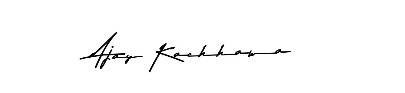 Create a beautiful signature design for name Ajay Kachhawa. With this signature (Asem Kandis PERSONAL USE) fonts, you can make a handwritten signature for free. Ajay Kachhawa signature style 9 images and pictures png