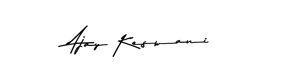 Use a signature maker to create a handwritten signature online. With this signature software, you can design (Asem Kandis PERSONAL USE) your own signature for name Ajay Keswani. Ajay Keswani signature style 9 images and pictures png