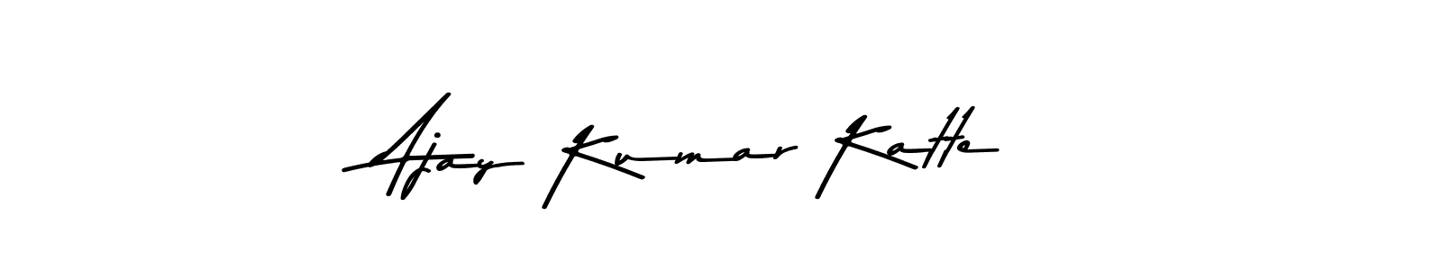 Design your own signature with our free online signature maker. With this signature software, you can create a handwritten (Asem Kandis PERSONAL USE) signature for name Ajay Kumar Katte. Ajay Kumar Katte signature style 9 images and pictures png