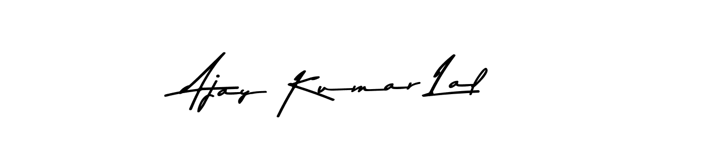 How to make Ajay Kumar Lal name signature. Use Asem Kandis PERSONAL USE style for creating short signs online. This is the latest handwritten sign. Ajay Kumar Lal signature style 9 images and pictures png