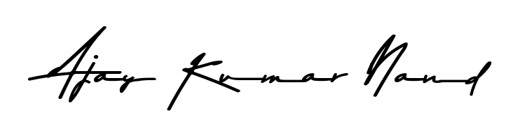Ajay Kumar Nand stylish signature style. Best Handwritten Sign (Asem Kandis PERSONAL USE) for my name. Handwritten Signature Collection Ideas for my name Ajay Kumar Nand. Ajay Kumar Nand signature style 9 images and pictures png