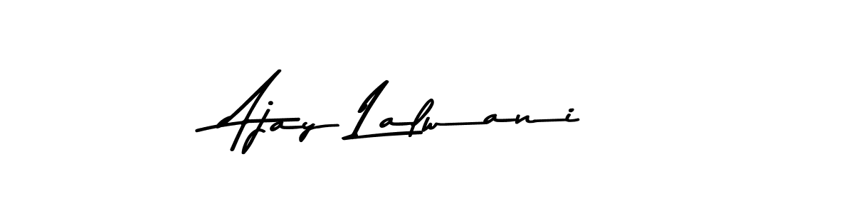 Also we have Ajay Lalwani name is the best signature style. Create professional handwritten signature collection using Asem Kandis PERSONAL USE autograph style. Ajay Lalwani signature style 9 images and pictures png