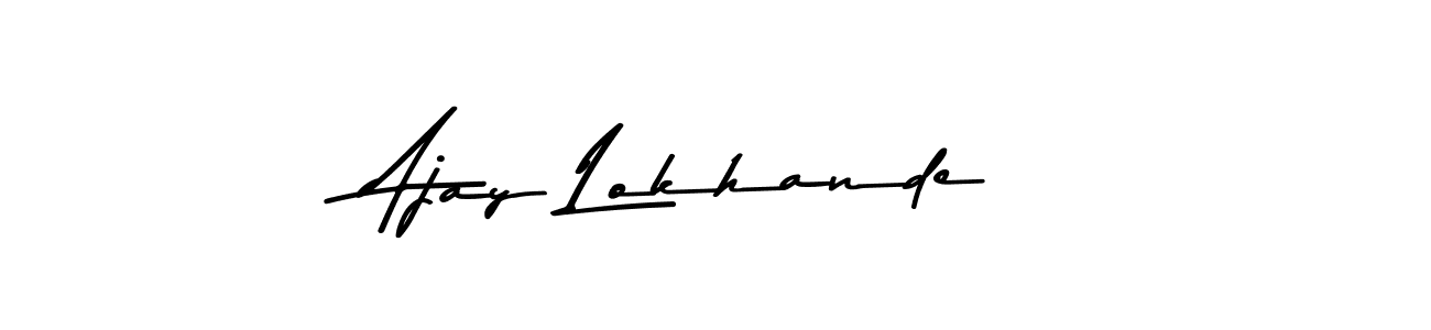 if you are searching for the best signature style for your name Ajay Lokhande. so please give up your signature search. here we have designed multiple signature styles  using Asem Kandis PERSONAL USE. Ajay Lokhande signature style 9 images and pictures png