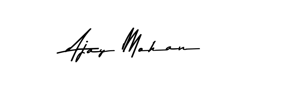 This is the best signature style for the Ajay Mohan name. Also you like these signature font (Asem Kandis PERSONAL USE). Mix name signature. Ajay Mohan signature style 9 images and pictures png