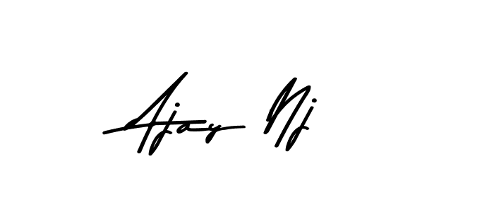 You can use this online signature creator to create a handwritten signature for the name Ajay Nj. This is the best online autograph maker. Ajay Nj signature style 9 images and pictures png