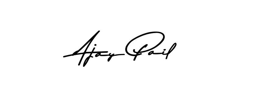 Create a beautiful signature design for name Ajay Pail. With this signature (Asem Kandis PERSONAL USE) fonts, you can make a handwritten signature for free. Ajay Pail signature style 9 images and pictures png