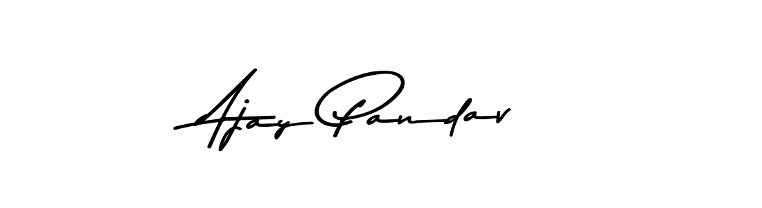 Ajay Pandav stylish signature style. Best Handwritten Sign (Asem Kandis PERSONAL USE) for my name. Handwritten Signature Collection Ideas for my name Ajay Pandav. Ajay Pandav signature style 9 images and pictures png