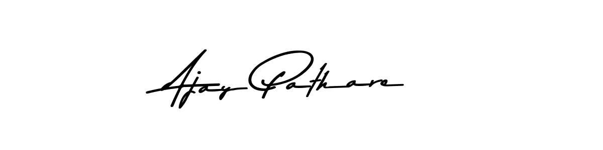 This is the best signature style for the Ajay Pathare name. Also you like these signature font (Asem Kandis PERSONAL USE). Mix name signature. Ajay Pathare signature style 9 images and pictures png
