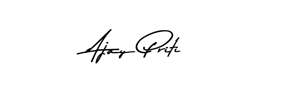 How to make Ajay Priti signature? Asem Kandis PERSONAL USE is a professional autograph style. Create handwritten signature for Ajay Priti name. Ajay Priti signature style 9 images and pictures png