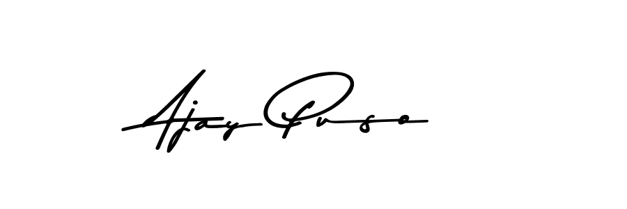 Also You can easily find your signature by using the search form. We will create Ajay Puso name handwritten signature images for you free of cost using Asem Kandis PERSONAL USE sign style. Ajay Puso signature style 9 images and pictures png