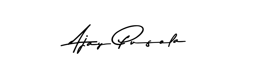 Also we have Ajay Pusola name is the best signature style. Create professional handwritten signature collection using Asem Kandis PERSONAL USE autograph style. Ajay Pusola signature style 9 images and pictures png