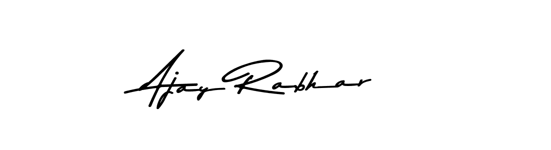 Also You can easily find your signature by using the search form. We will create Ajay Rabhar name handwritten signature images for you free of cost using Asem Kandis PERSONAL USE sign style. Ajay Rabhar signature style 9 images and pictures png