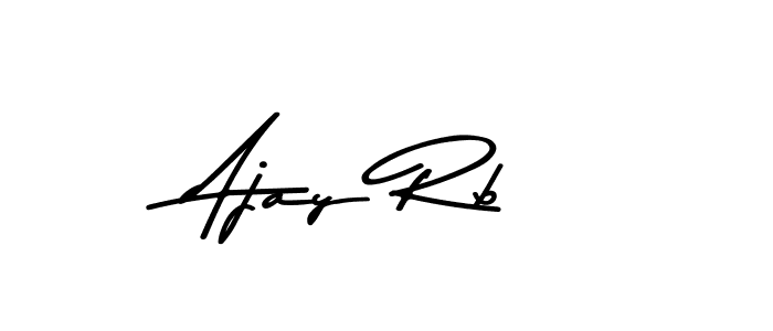 Make a beautiful signature design for name Ajay Rb. With this signature (Asem Kandis PERSONAL USE) style, you can create a handwritten signature for free. Ajay Rb signature style 9 images and pictures png