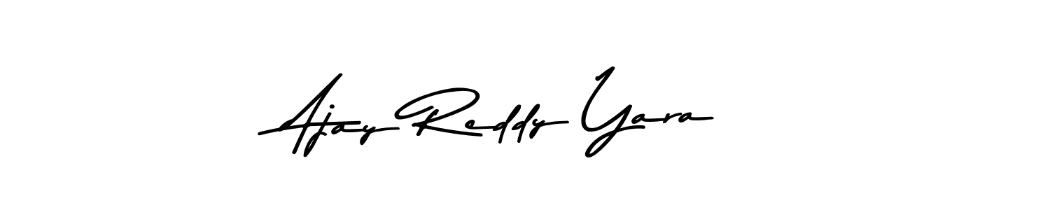 How to make Ajay Reddy Yara signature? Asem Kandis PERSONAL USE is a professional autograph style. Create handwritten signature for Ajay Reddy Yara name. Ajay Reddy Yara signature style 9 images and pictures png