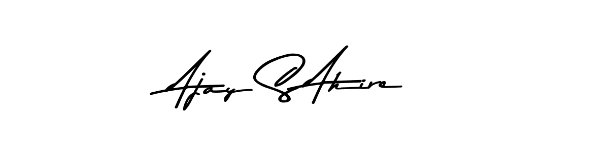 if you are searching for the best signature style for your name Ajay S Ahire. so please give up your signature search. here we have designed multiple signature styles  using Asem Kandis PERSONAL USE. Ajay S Ahire signature style 9 images and pictures png